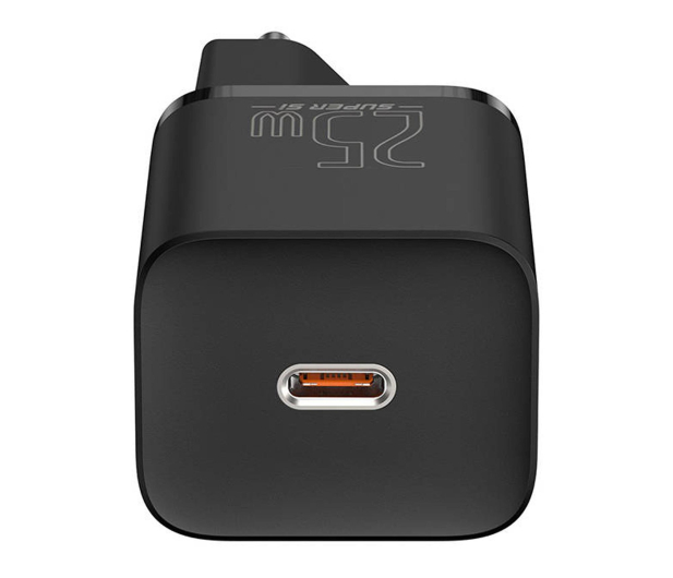 BASEUS sieciowa Super Si Quick Charger 1xUSB-C 25W (czarna) CCSP020101 - 1348145 - zdjęcie 3